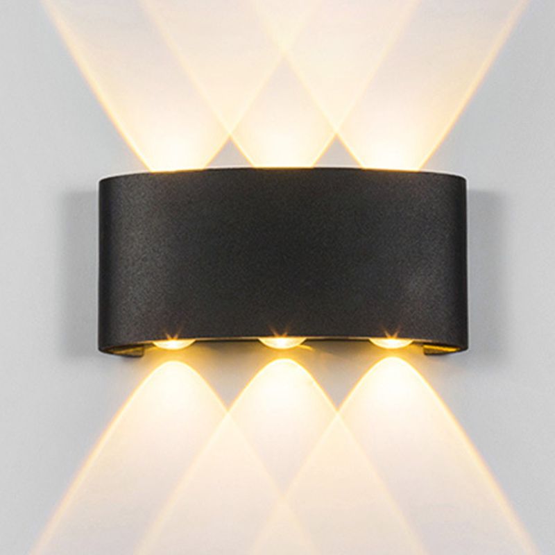 Multi Lights Geometric Wall Washer Sconce Modern Style Metal Wall Lighting Ideas