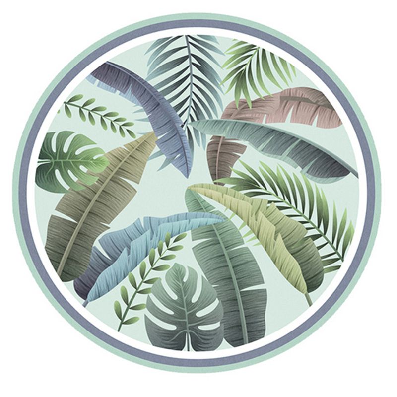 Nordic Modern Rug Rainforest Polyester Rug Washable Rug for Living Room