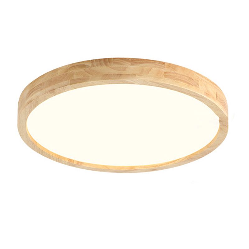 Metal Geométrico Flush Techo Ligero moderno 1-Luz de techo de luz de techo en marrón