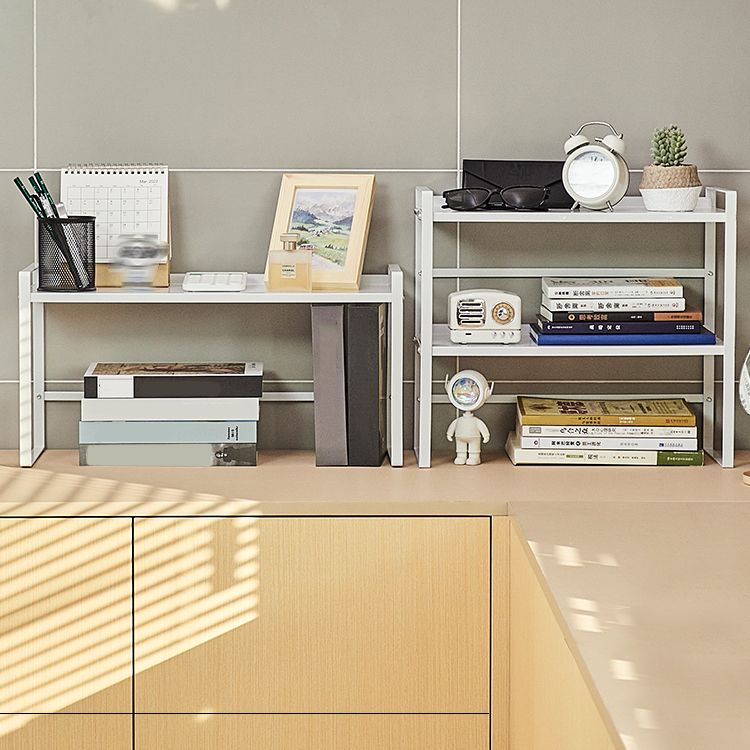 Modern Metal Bookcase, Geometric Bookshelf for Any Room, 8.5" W