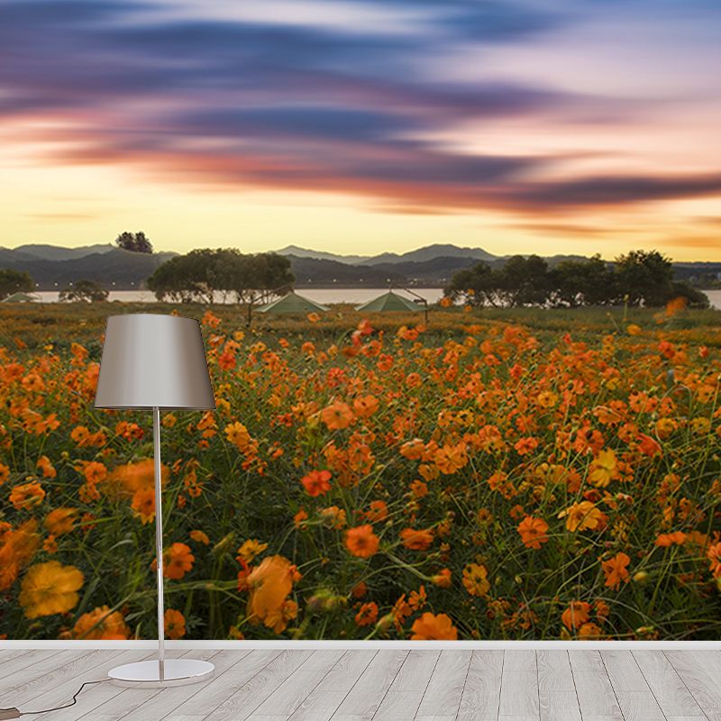 Photography Stain Resistant Mural Wallpaper Flowers Living Room Wall Mural