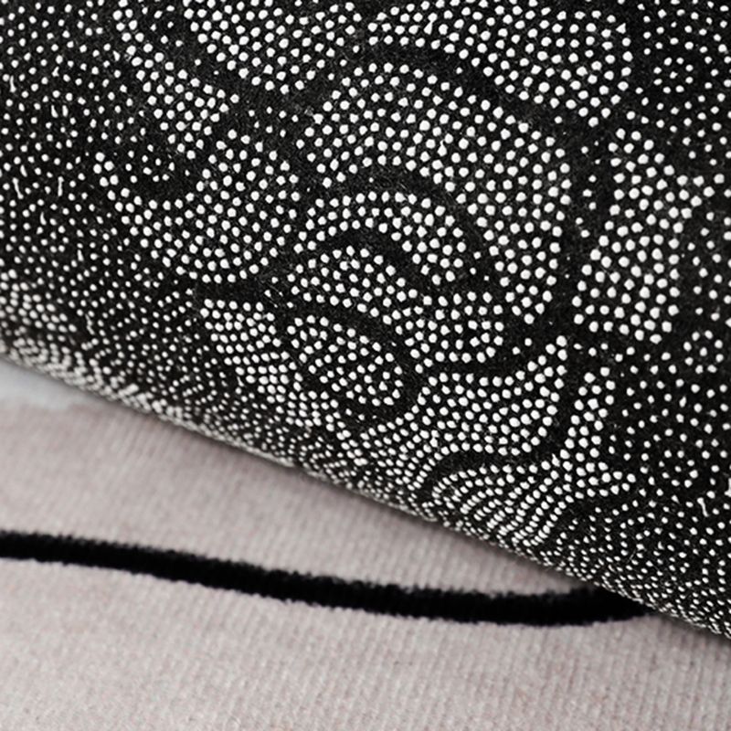 Modern Indoor Rug Simplicity Contrast Panel Carpet Polyester Non-Slip Area Carpet for Living Room