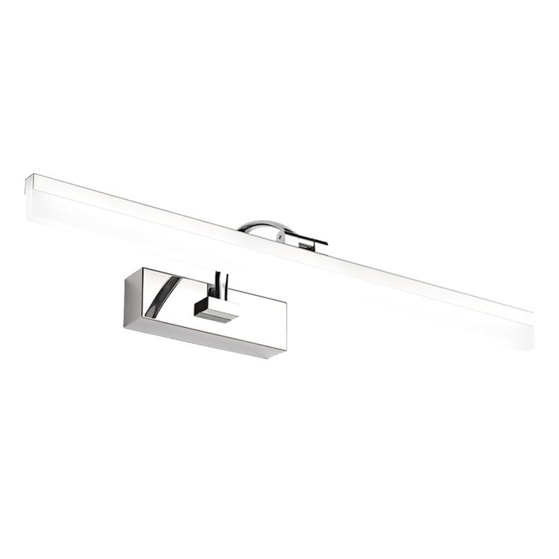 Modern Mirror Front Light LED Vanity Light with Acrylic Shade for Bathroom