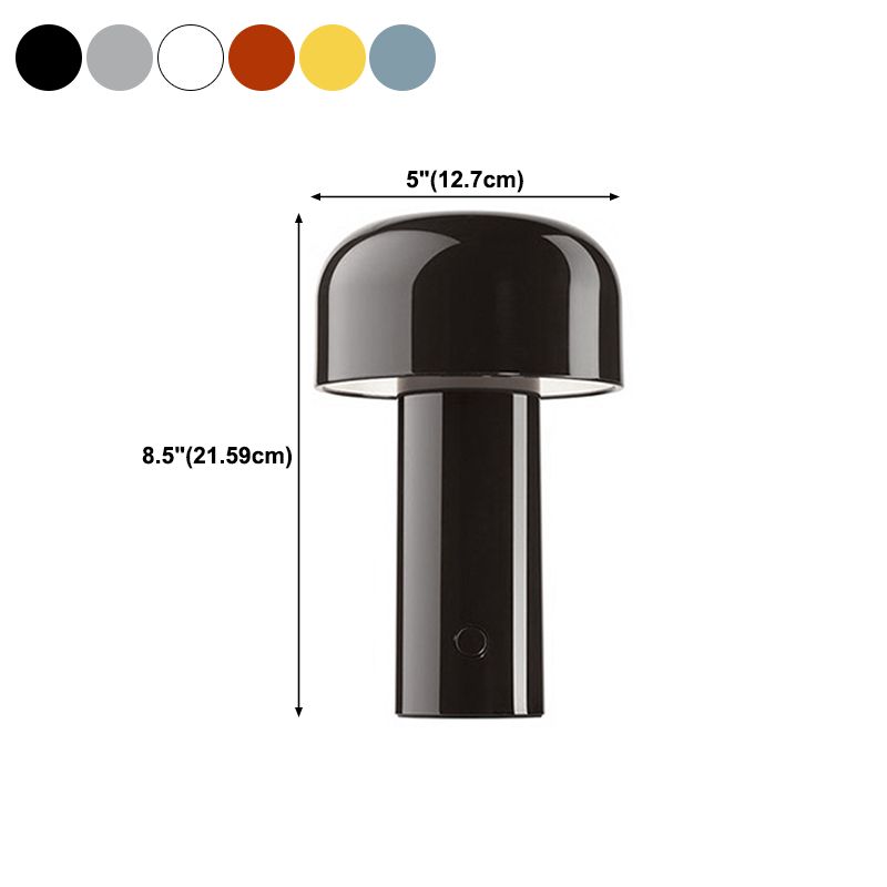 Metal Mushroom Table Light Minimalist Style LED Night Table Lamp