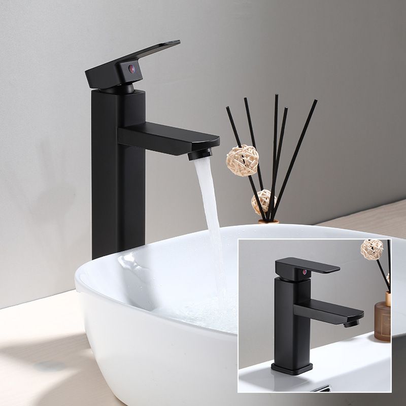 Industrial Bathroom Faucet Stainless Steel Lever Handles with Water Hose Vessel Faucet