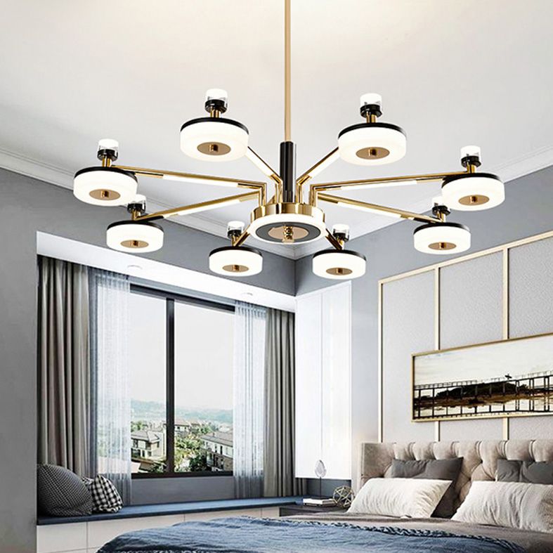 2 Bulbs Quantity Optional Modern Chandelier Pendant Light for Living Room Dining Room