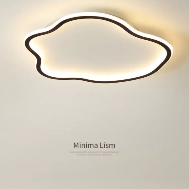 Lámpara de techo moderna geométrica ultrafina de luces de techo de montaje en superficie LED para dormitorio