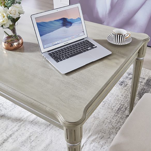 Modern Farmhouse Dining Table Set with 4 Legs Base Dining Room Furniture for Home Use