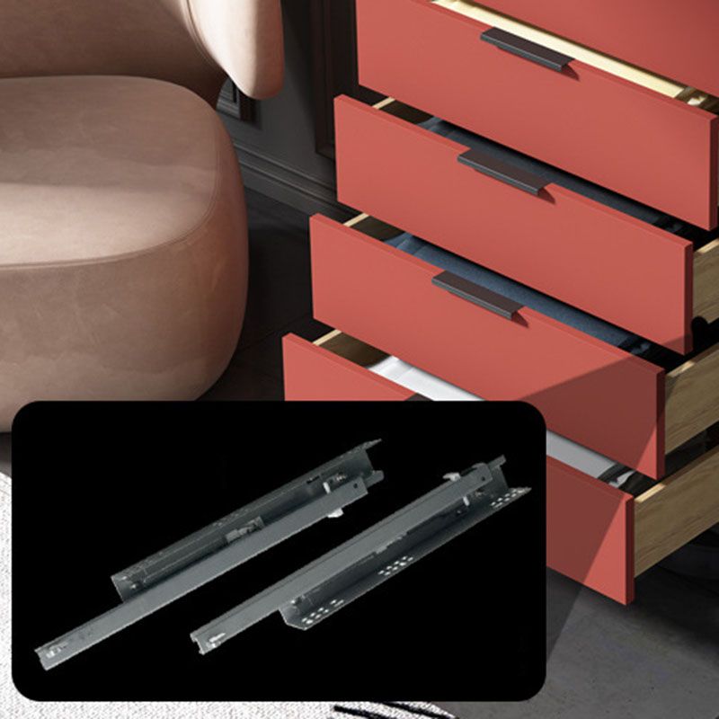 Contemporary Chest Vertical Bachelor's Chest with Metal Feet