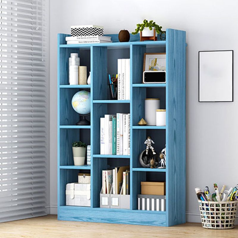 Engineered Wood Standard Bookcase Contemporary Open Back Bookcase