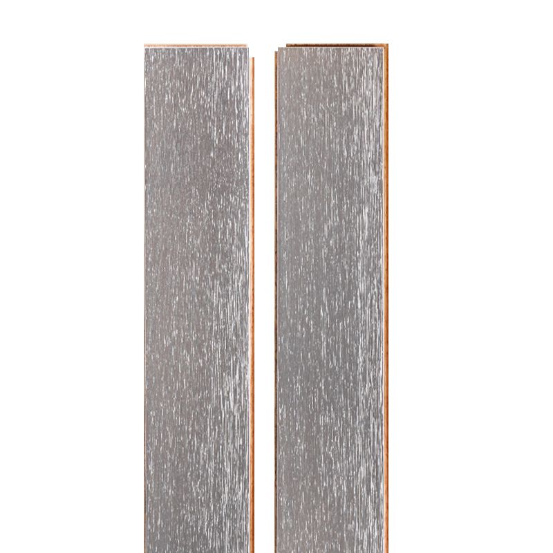 Contemporary Hardwood Deck Tiles Solid Wood Smooth Side Trim Piece