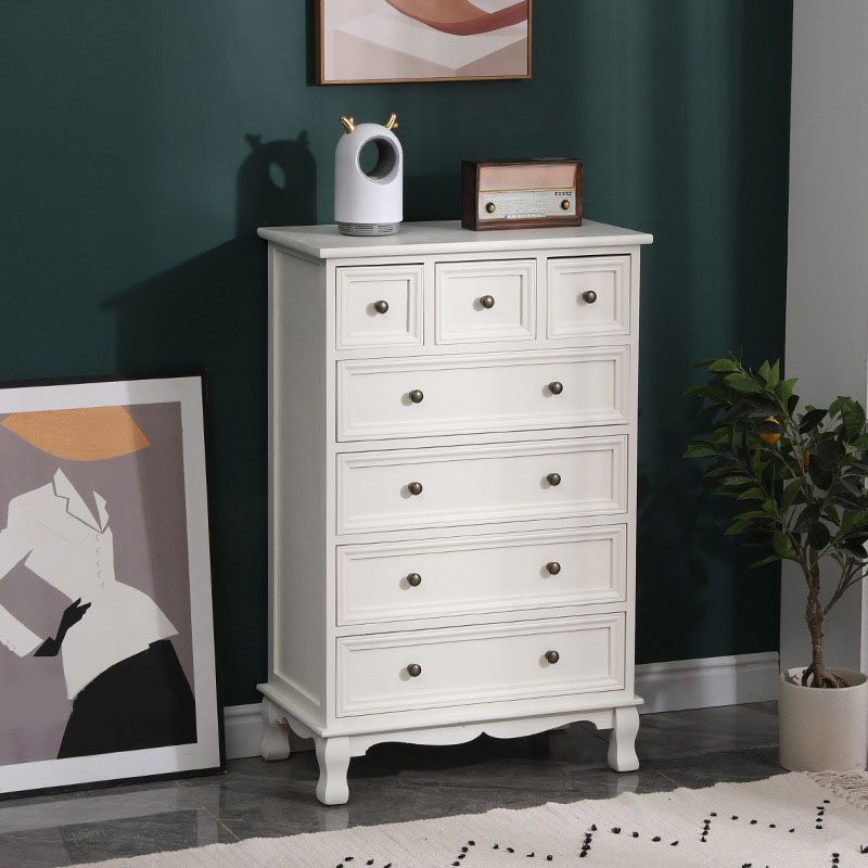 Contemporary Bedroom Storage Chest Dresser Solid Wood Dresser