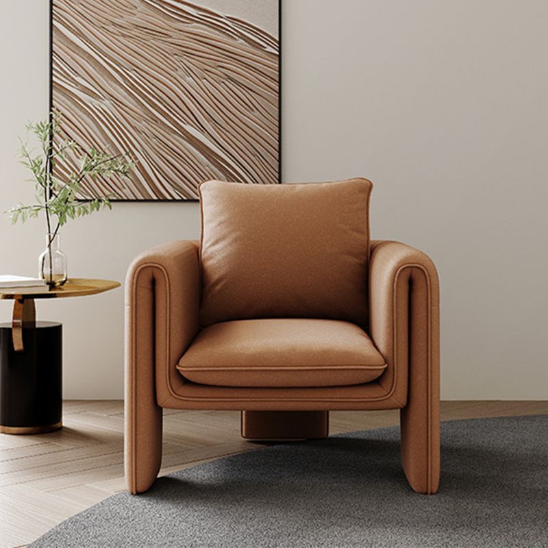 35.43" High Velvet Armless Chair Solid Wood Frame Chair for Living Room