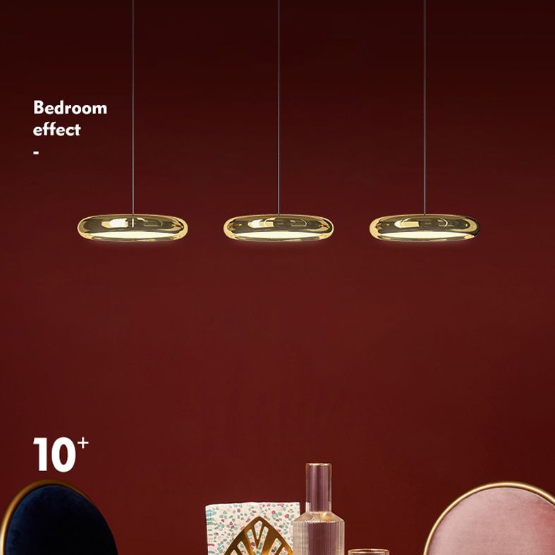 One-Light Pendant Light Fitting Modern Metal Led Suspension Lighting Fixture for Kitchen