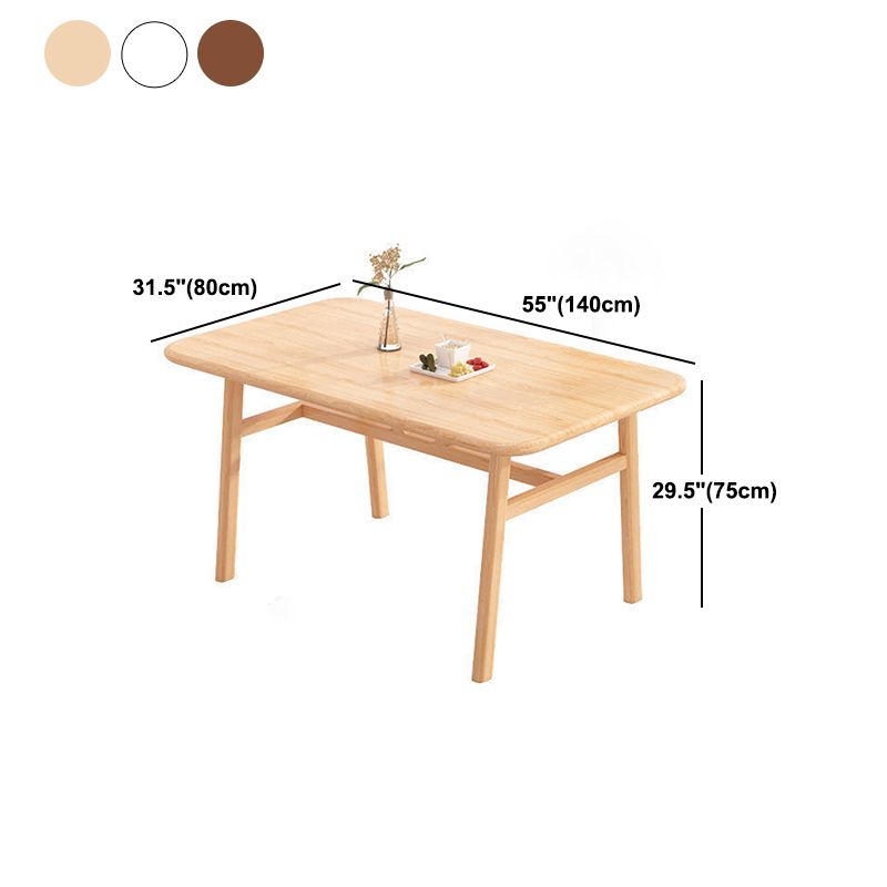 Modern Wood Dinette Set 1/2/3/5/7 Pieces Home Dining Table Sets