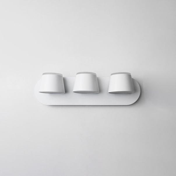 LED Flush Mount Wall Sconce with Acrylic Shade Modern Sconce Light for Living Room