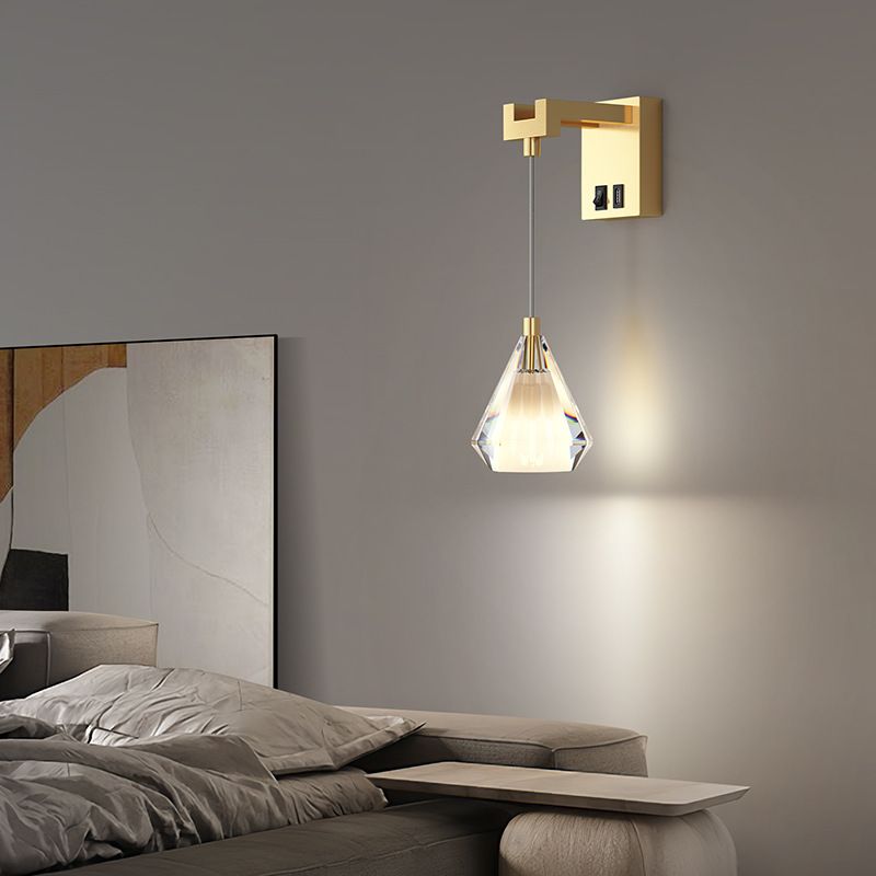 Tombra geométrica 1 Luz de la pared de luz Luz de la pared de la pared de estilo moderno