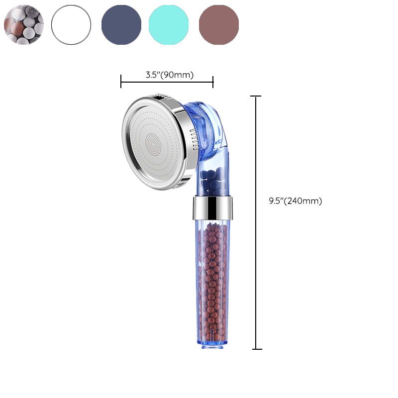 Shower Head Massage 3-Jet Round Adjustable Spray Pattern Shower Head Combo