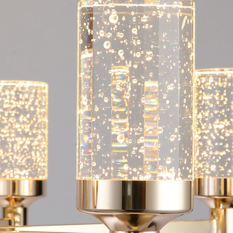 Crystal Contemporary Hanging Light Fixtures Sputnik Ceiling Light for Living Room