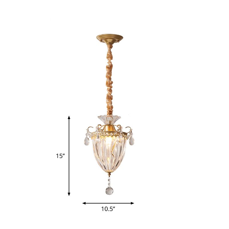 Oro 1 testa in giù il ciondolo a ciondolo contemporaneo lampada a sospensione di lanterna per salotto