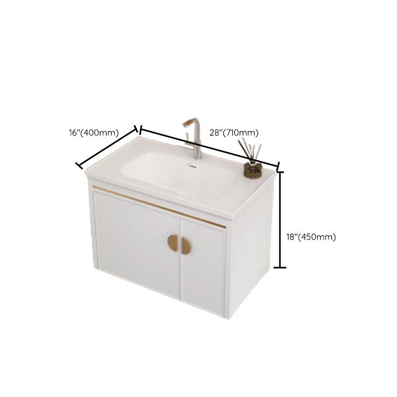 Gorgeous Sink Cabinet Free-standing Standard Space Saver Vanity with Mirror