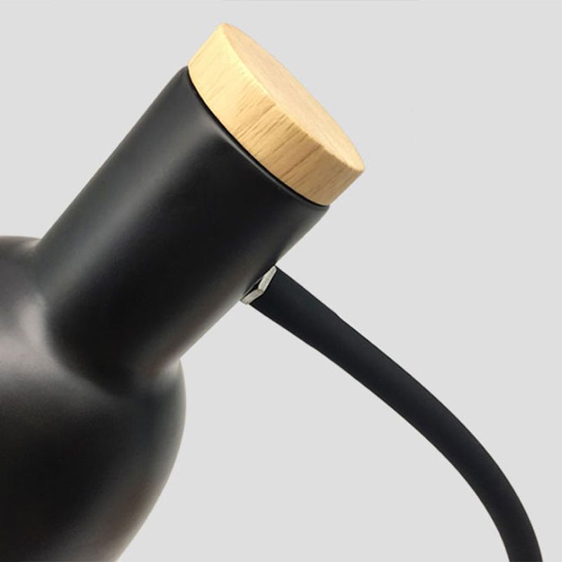 Lampes de table de nuit macaroon Bell 1-Light LAXS DE LA LIGNE AVEC DE L'OBEIE MÉTALES POUR CHAMBRE