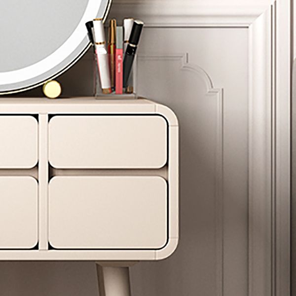 Bedroom Contemporary Storage Box Standing Vanity Dressing Table
