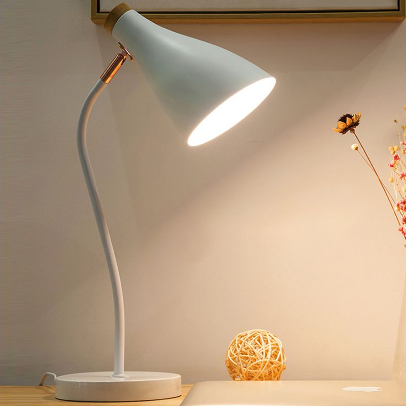 1 leggero modernismo lampada da tavolo in metallo lampade da tavolo notturno per sala da studio