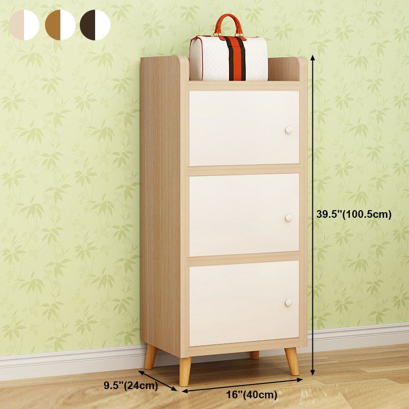 Libreria standard contemporanea scaffale in legno fabbricato con porte per l'ufficio di casa