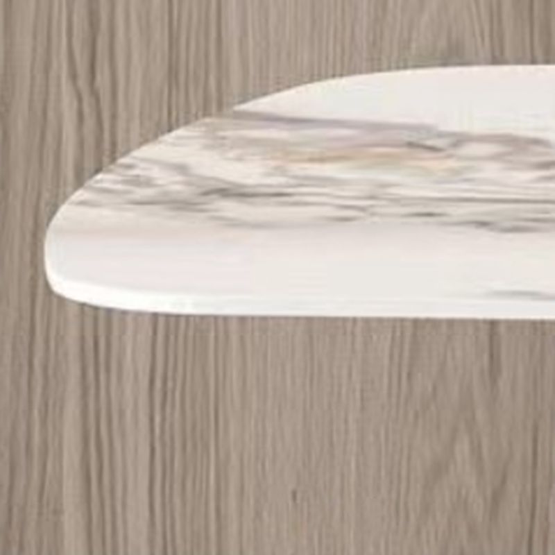 Modern 1/2/5 Pieces Dining Set Rectangle Stone Dining Table for Kitchen