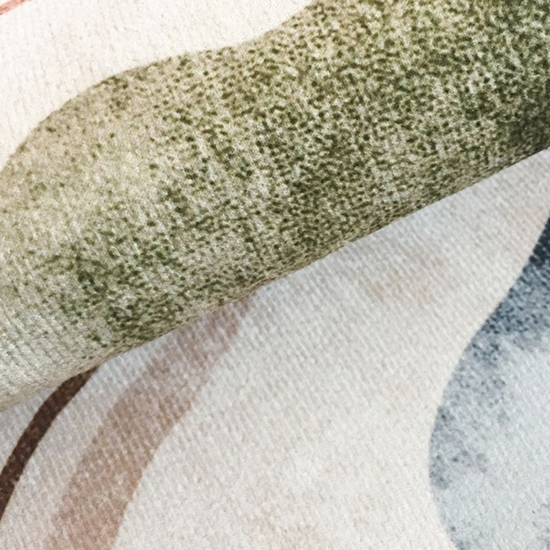 Color Mixed Luxury Area Carpet Polyester Color Blooming Indoor Rug Washable Carpet for Living Room