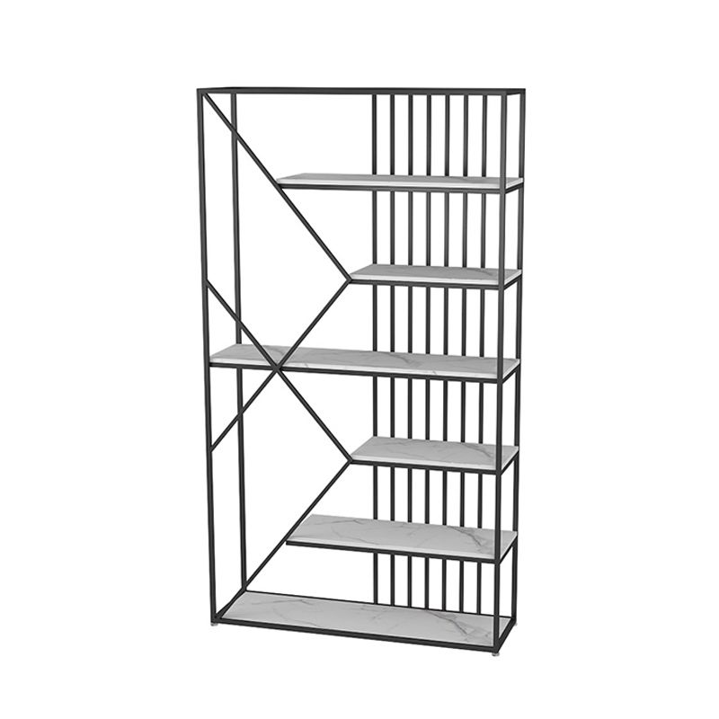 Glam Style Open Bookshelf Etagere Shelf Bookcase for Home Office