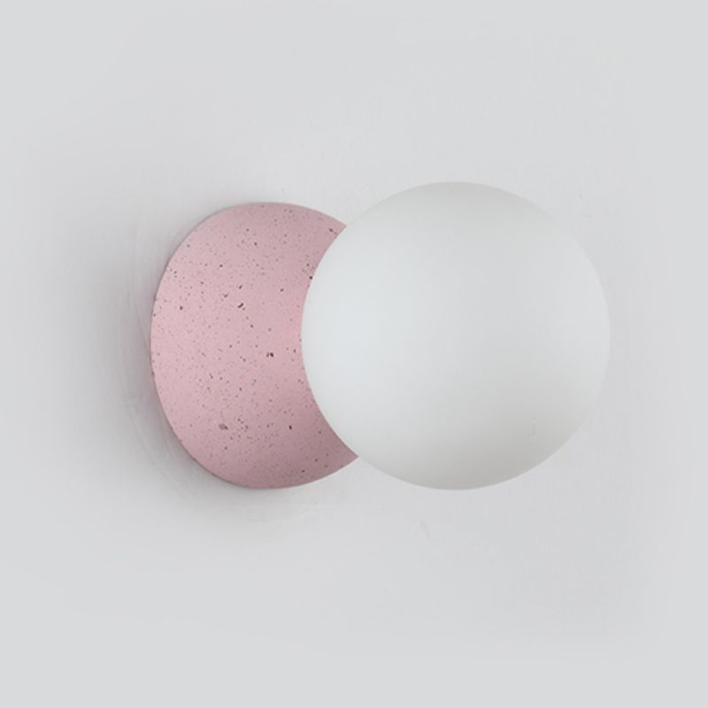 Nordic Style Vanity Lighting Ball Shape Wall Light Fixture for Bathroom