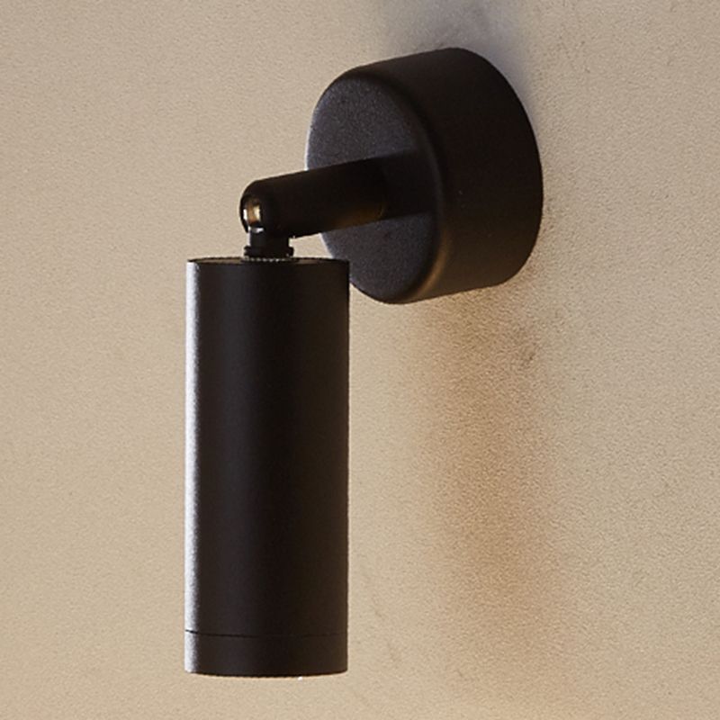 Metal Half Cylinder Reading Wall Lighting Modern Style 1-Light Wall Mounted Light Fixture