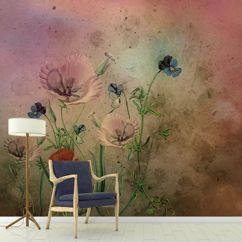 Modern Style Mural Wallpaper Scenery Environment Friendly Bedroom Wall Mural