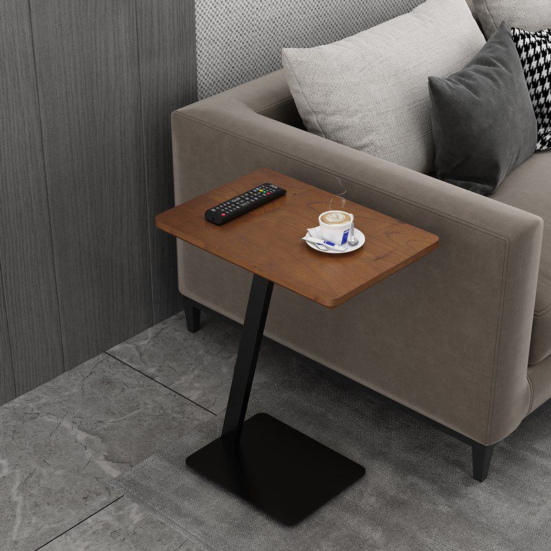 21.65" Tall Scandinavian Sofa Side Accent Table Round Side End Table