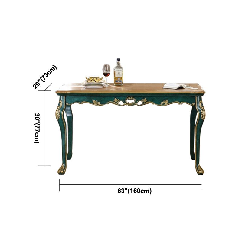 Midcentury Style Dining Site Table Solid Wood 4-foot Dining Room Furniture for Home
