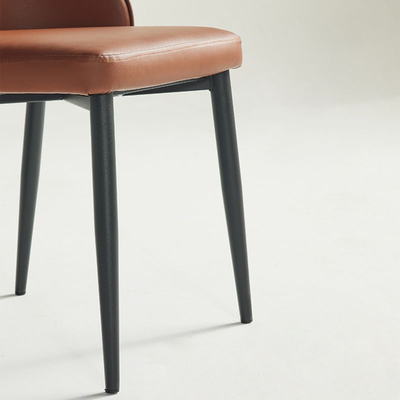 Parsons Dining Accent Chair Industrial Upholstered Dining Side Chair