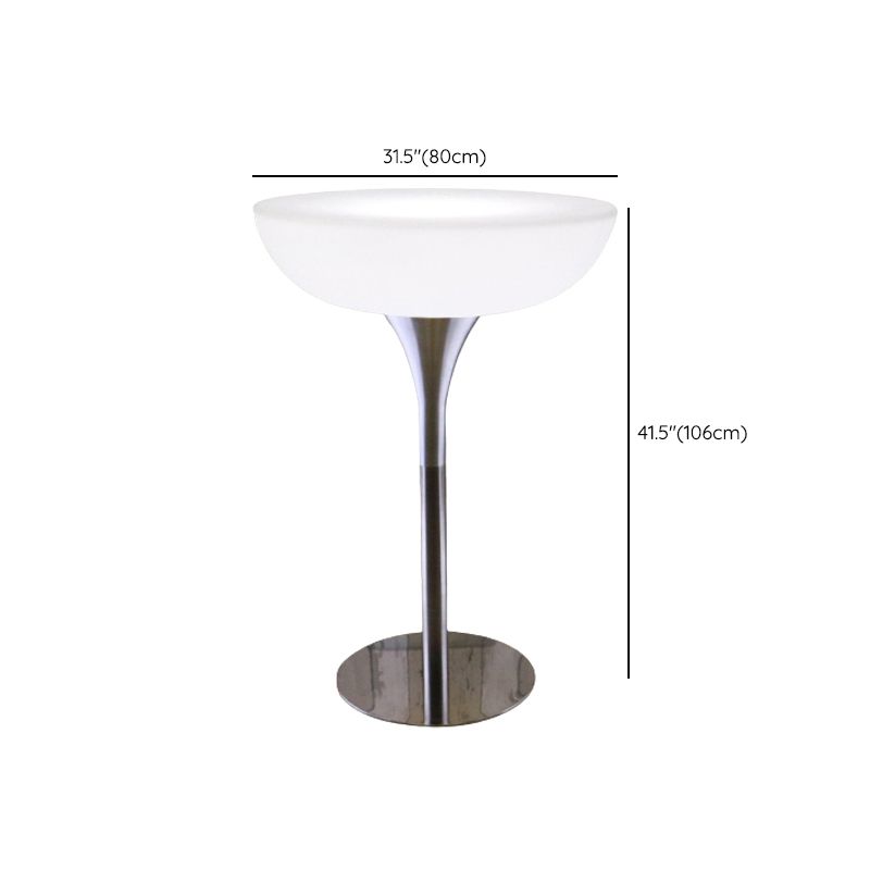Polyethylene Round Table Industrial Style Commercial Outdoor Bar Table