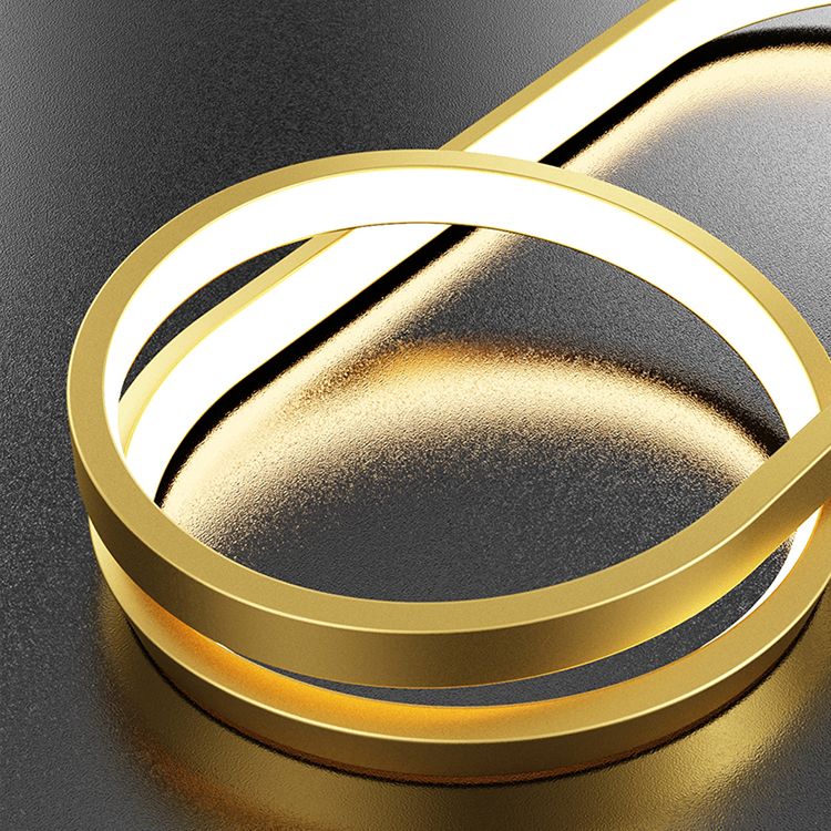 Metal Modernist Hanging Lamps Silicone Shade LED Pendant Lighting Fixtures