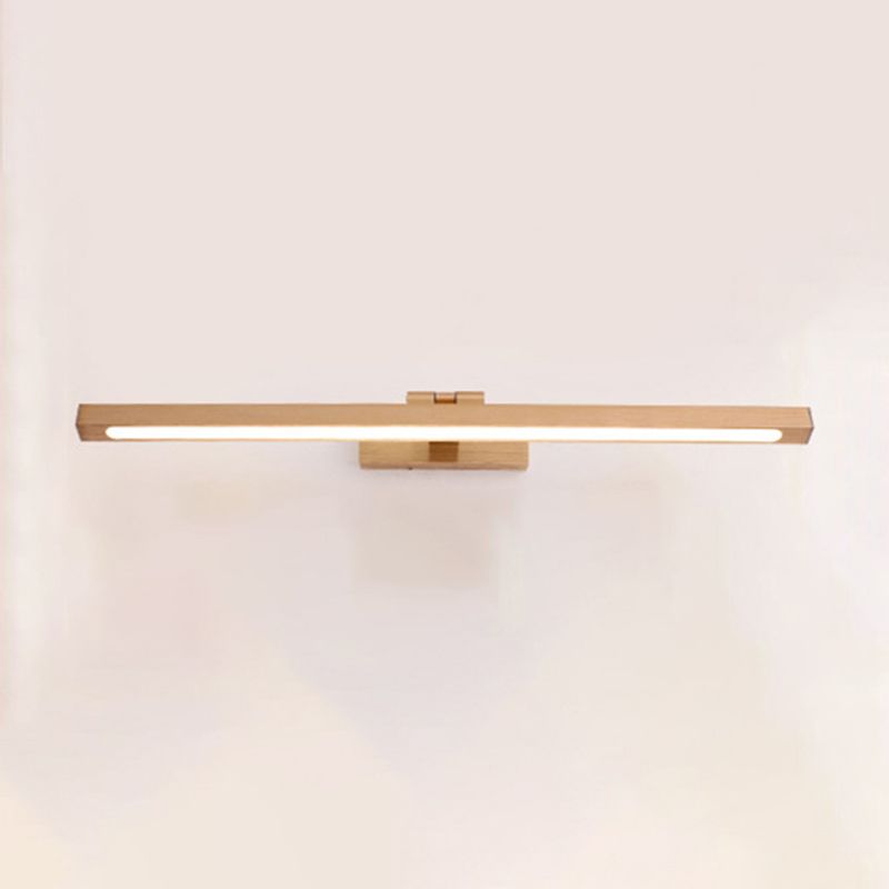 Modern Linear Vanity Wall Light Fixtures Metal 1 Light Vanity Lighting