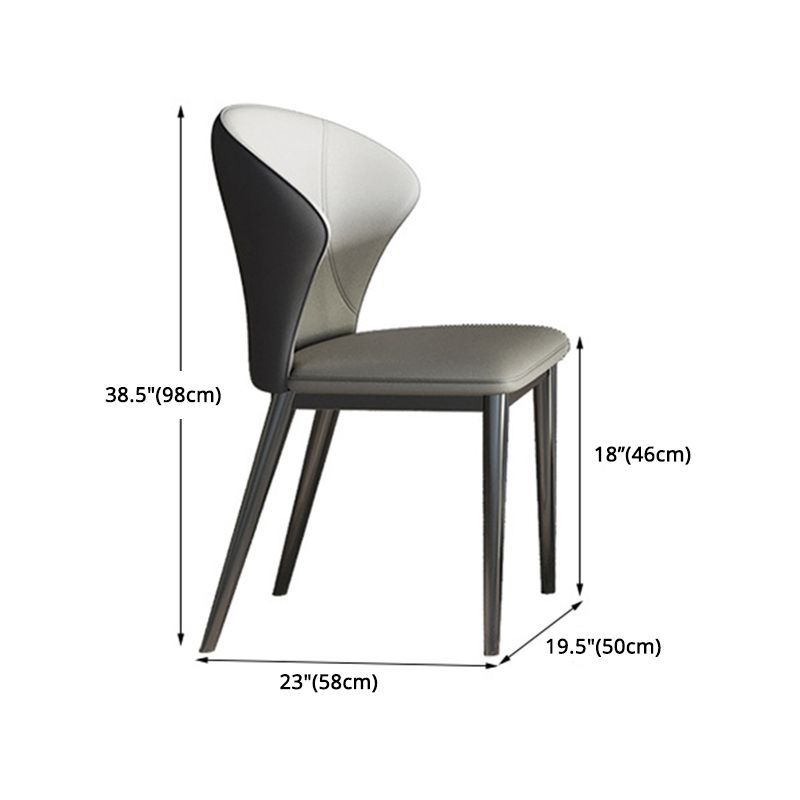 Designer Style 1/2/4/5/7 Pieces Dining Set Sintered Stone Dining Table with Leather Chairs