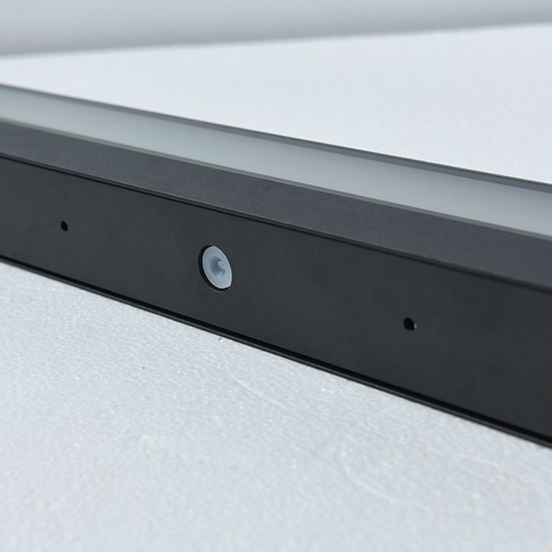 Modern Black Wall Lamp LED Wall Mount Lamp with Glass Shade for Garden