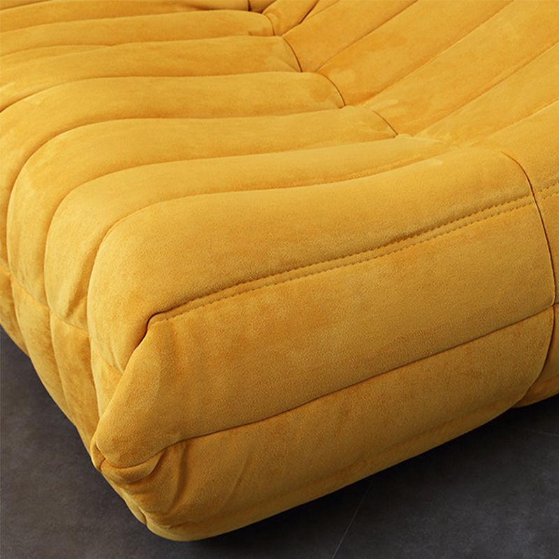 Contemporary Style Upholstered Armless Cushion Back Parsons Chair