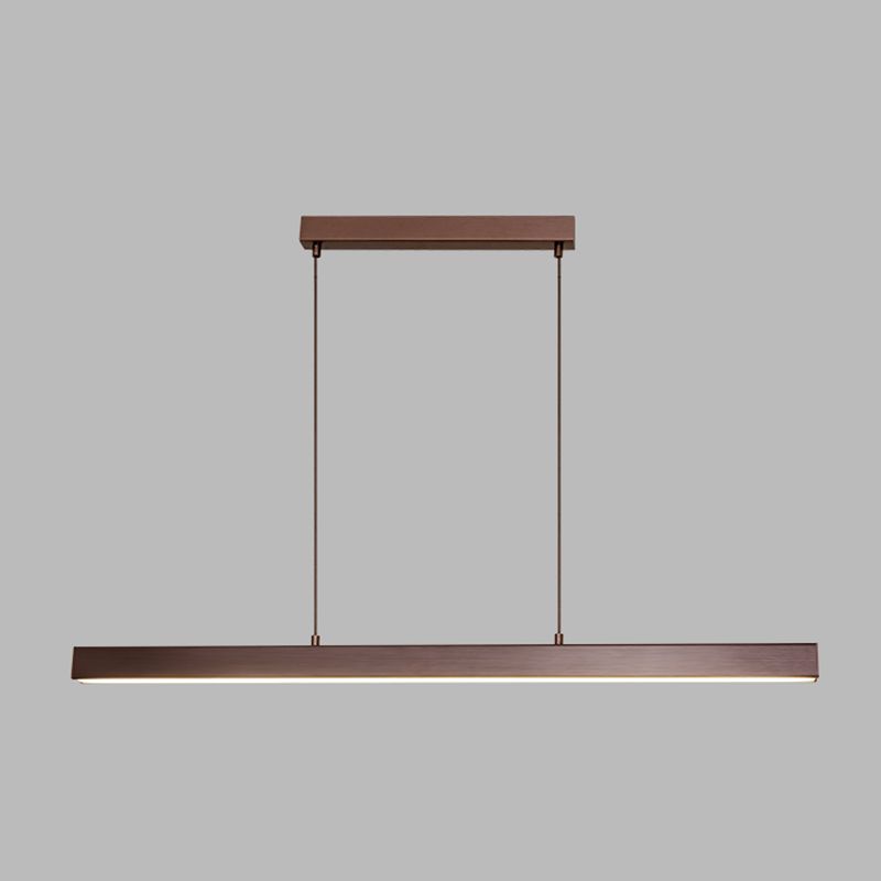 Moderne LED -Island -leichte Acryl -Schattenhänge -Beleuchtungskörper für Esszimmer