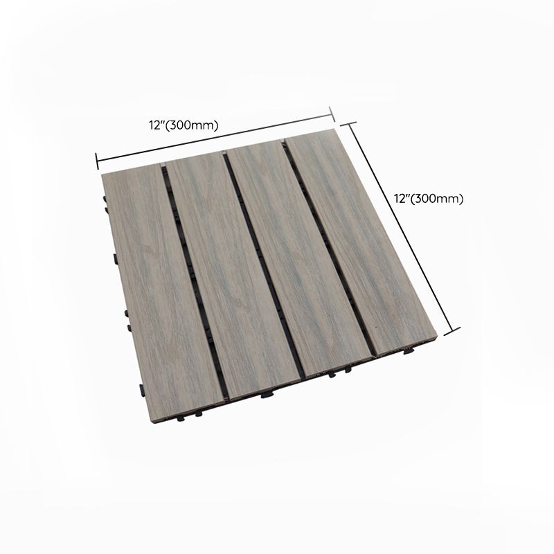 Deck Plank Loose Lay Manufactured Wood Outdoor Flooring Decking Tiles