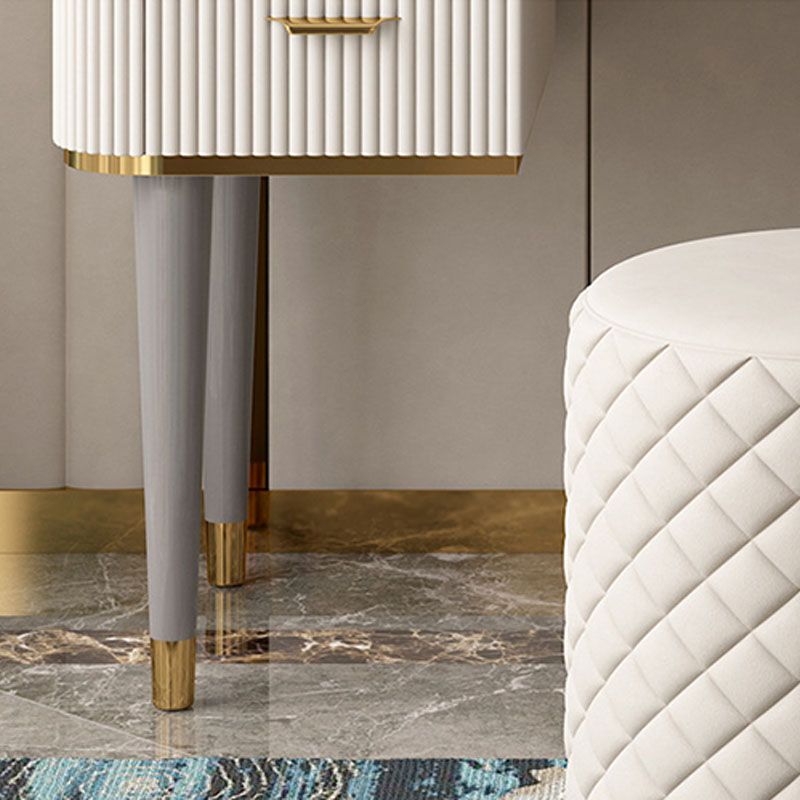 Contemporary Makeup Vanity Set 5-Drawers Vanity Dressing Table Set