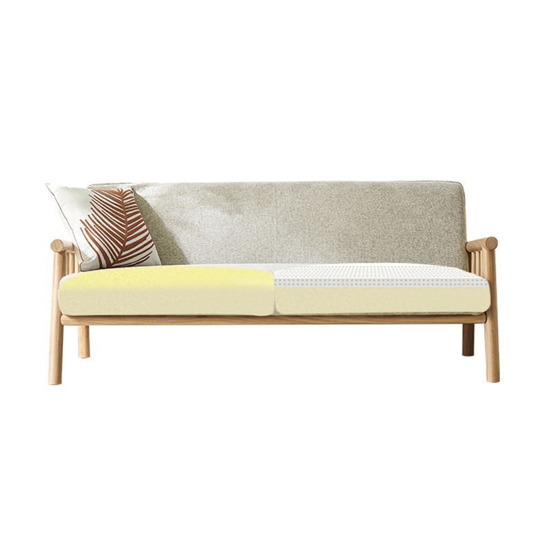 Loose Sofa Back Cotton Sofa 28.7"W with Pillow Top Arm for Living Room