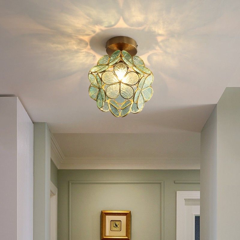 Creative Glass Ceiling Lamp Contemporary Flush Mount Light Fixture