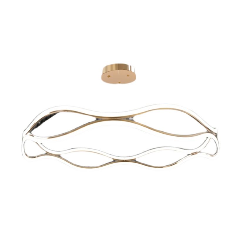 Curve lampadari a LED moderni LED ACRILICO LED LEGGIO PER LA CAMERA DA PASSEGIA CAMERA